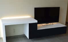Combinatie bureel - TV meubel